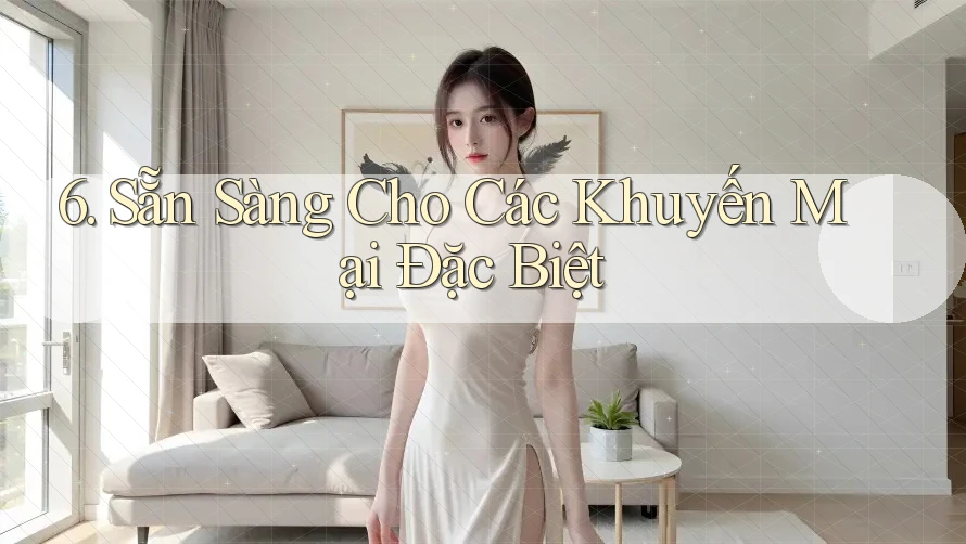 6. Sẵn Sàng Cho Các Khuyến Mại Đặc Biệt 6. Sẵn Sàng Cho Các Khuyến Mại Đặc Biệt