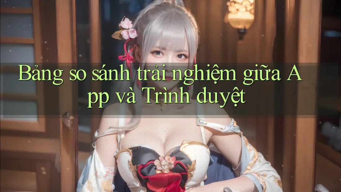 Bảng so sánh trải nghiệm giữa App và Trình duyệt Bảng so sánh trải nghiệm giữa App và Trình duyệt