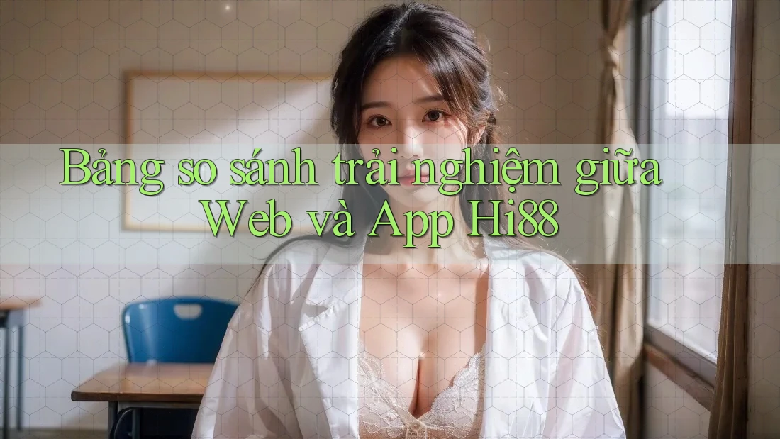 Bảng so sánh trải nghiệm giữa Web và App Hi88 Bảng so sánh trải nghiệm giữa Web và App Hi88