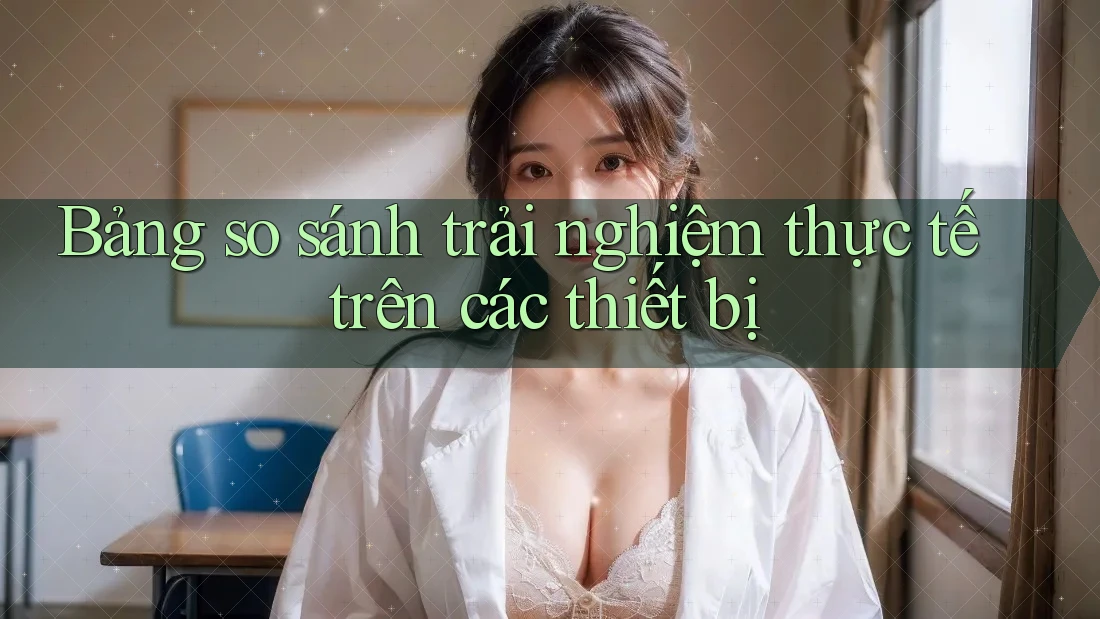 Bảng so sánh trải nghiệm thực tế trên các thiết bị