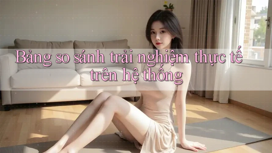 Bảng so sánh trải nghiệm thực tế trên hệ thống Bảng so sánh trải nghiệm thực tế trên hệ thống