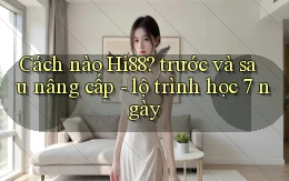 Cách nào Hi88 trước và sau nâng cấp   lộ trình học 7 ngày