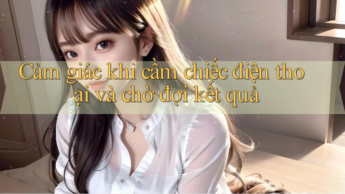 Cảm giác khi cầm chiếc điện thoại và chờ đợi kết quả Cảm giác khi cầm chiếc điện thoại và chờ đợi kết quả