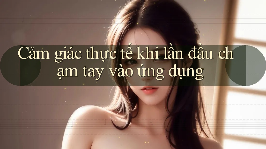 Cảm giác thực tế khi lần đầu chạm tay vào ứng dụng Cảm giác thực tế khi lần đầu chạm tay vào ứng dụng
