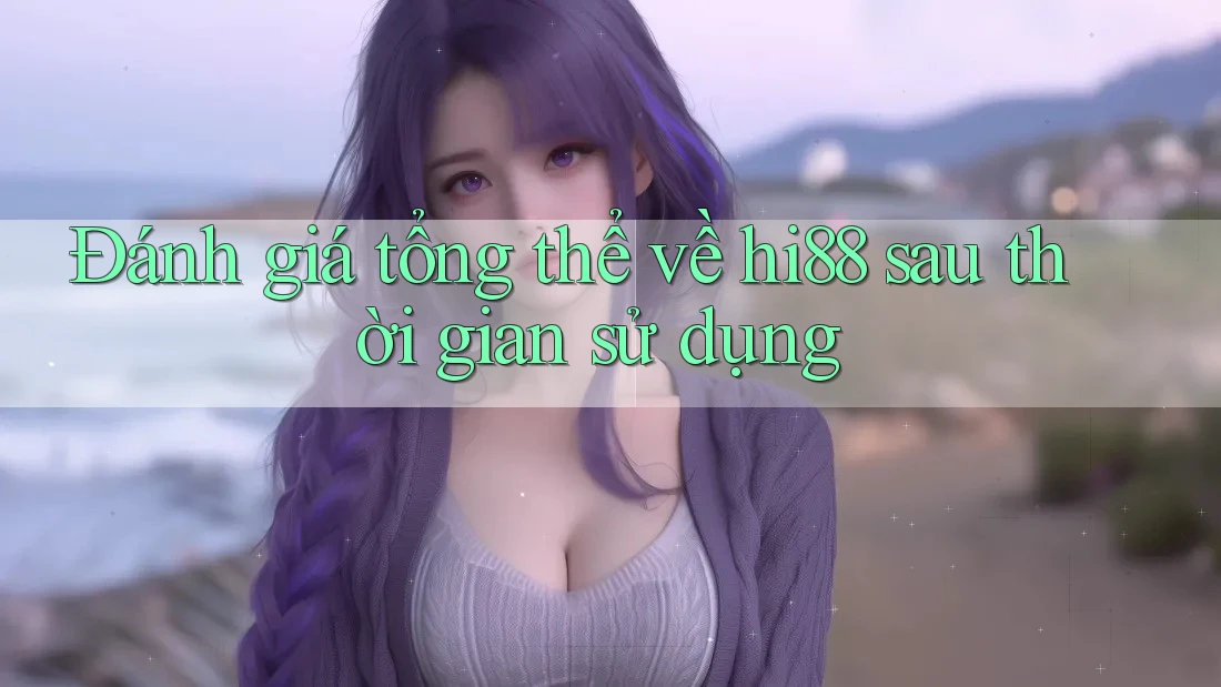 Đánh giá tổng thể về hi88 sau thời gian sử dụng Đánh giá tổng thể về hi88 sau thời gian sử dụng