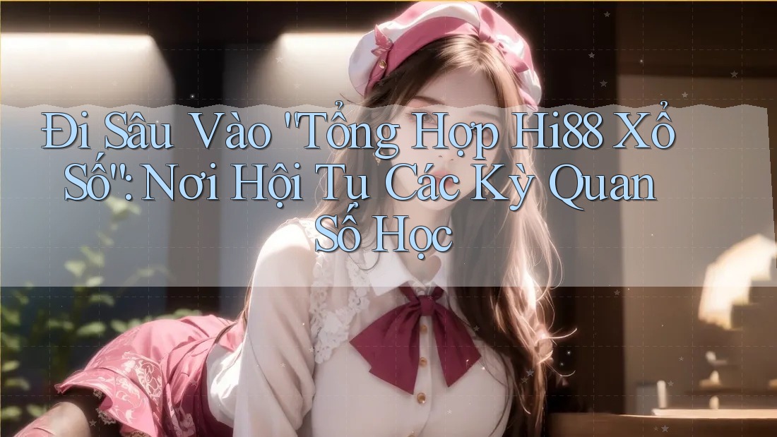 Đi Sâu Vào “Tổng Hợp Hi88 Xổ Số”: Nơi Hội Tụ Các Kỳ Quan Số Học Đi Sâu Vào “Tổng Hợp Hi88 Xổ Số”: Nơi Hội Tụ Các Kỳ Quan Số Học