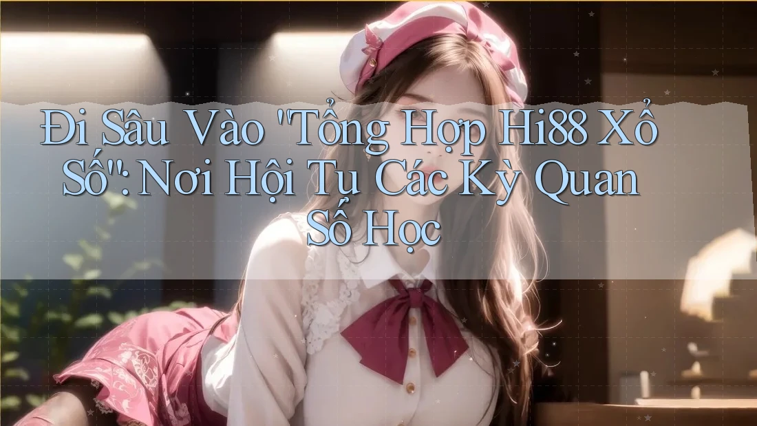 Đi Sâu Vào “Tổng Hợp Hi88 Xổ Số”: Nơi Hội Tụ Các Kỳ Quan Số Học Đi Sâu Vào “Tổng Hợp Hi88 Xổ Số”: Nơi Hội Tụ Các Kỳ Quan Số Học