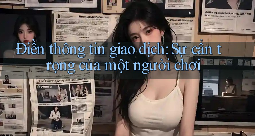 Điền thông tin giao dịch: Sự cẩn trọng của một người chơi Điền thông tin giao dịch: Sự cẩn trọng của một người chơi