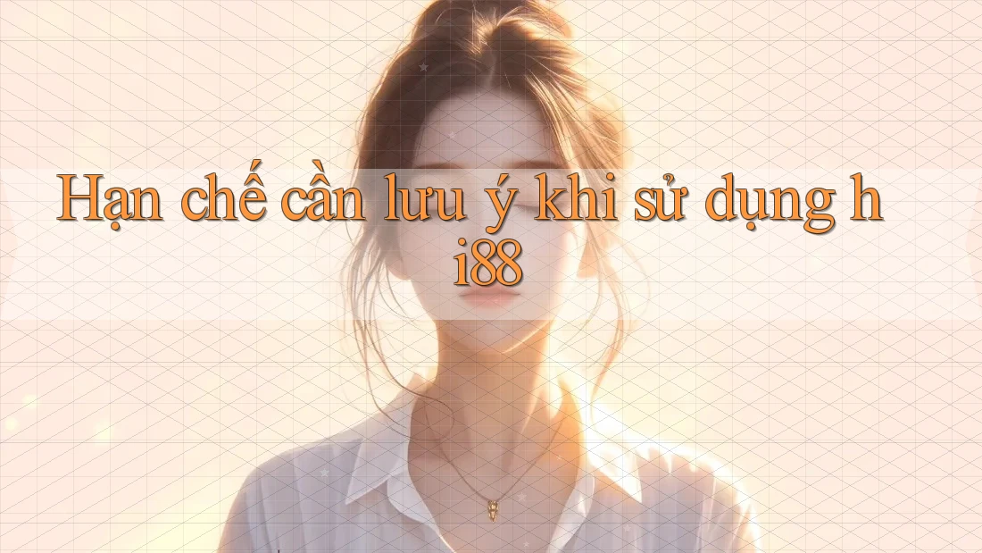 Hạn chế cần lưu ý khi sử dụng hi88 Hạn chế cần lưu ý khi sử dụng hi88