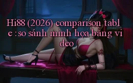 Hi88 (2026) comparison table so sánh minh họa bằng video