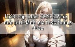 Hi88 cập nhật 2026 không mất phí đánh giá theo thang điểm
