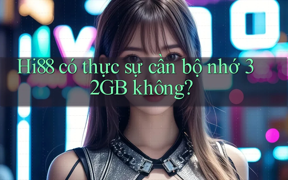 Hi88 có thực sự cần bộ nhớ 32GB không?