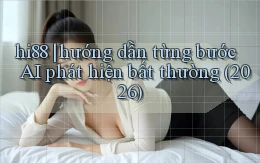 hi88 hướng dẫn từng bước AI phát hiện bất thường (2026)