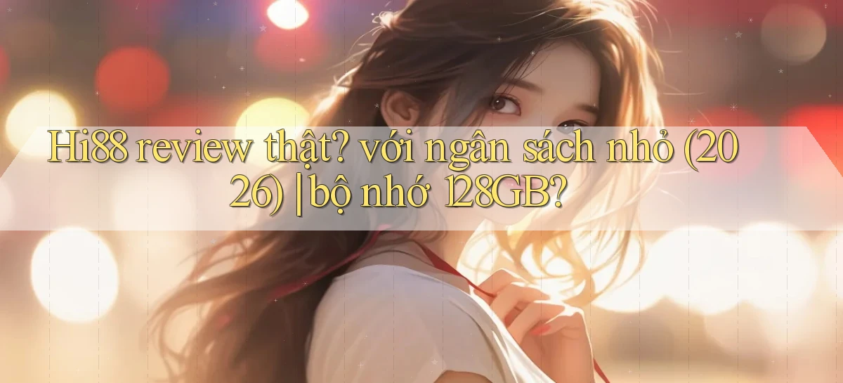Hi88 review thật với ngân sách nhỏ (2026) bộ nhớ 128GB