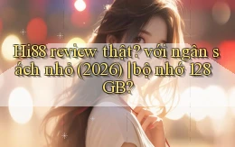 Hi88 review thật với ngân sách nhỏ (2026) bộ nhớ 128GB