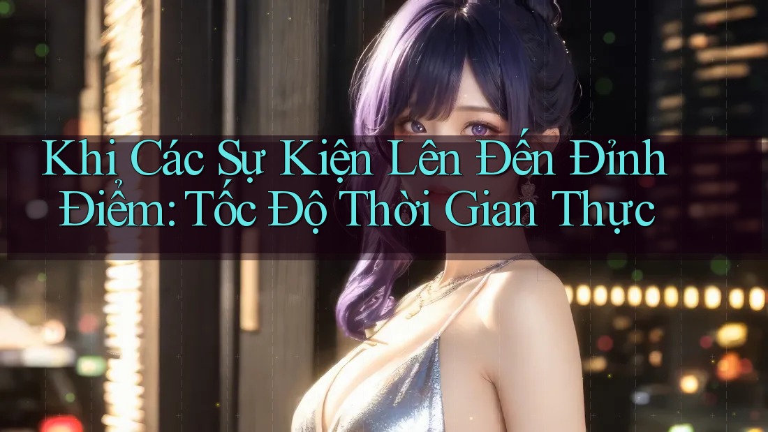 Khi Các Sự Kiện Lên Đến Đỉnh Điểm: Tốc Độ Thời Gian Thực Khi Các Sự Kiện Lên Đến Đỉnh Điểm: Tốc Độ Thời Gian Thực