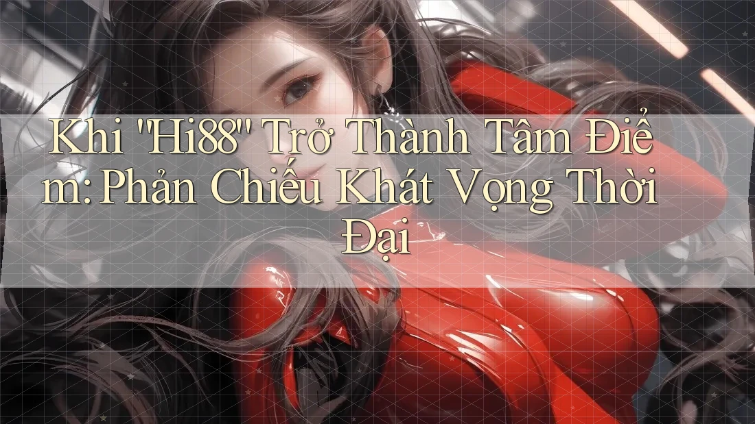 Khi “Hi88” Trở Thành Tâm Điểm: Phản Chiếu Khát Vọng Thời Đại Khi “Hi88” Trở Thành Tâm Điểm: Phản Chiếu Khát Vọng Thời Đại