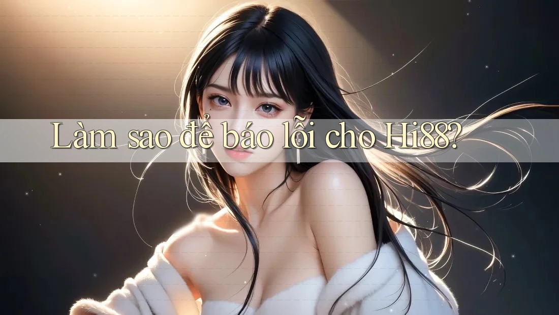 Làm sao để báo lỗi cho Hi88?