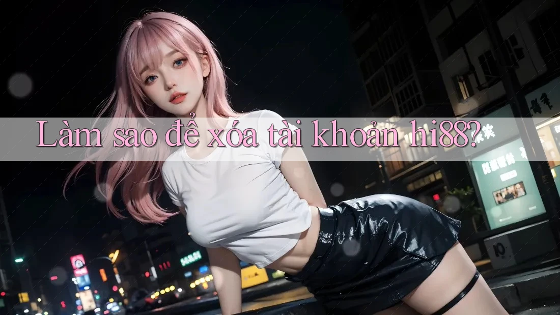 Làm sao để xóa tài khoản hi88?