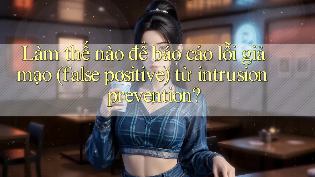 Làm thế nào để báo cáo lỗi giả mạo (false positive) từ intrusion prevention? Làm thế nào để báo cáo lỗi giả mạo (false positive) từ intrusion prevention?