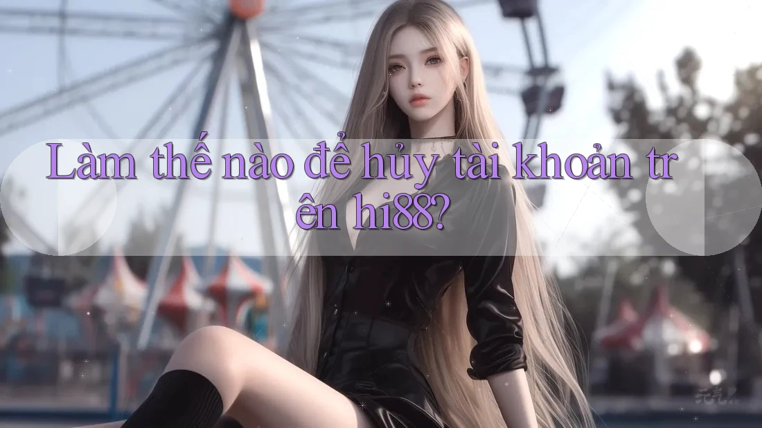 Làm thế nào để hủy tài khoản trên hi88?