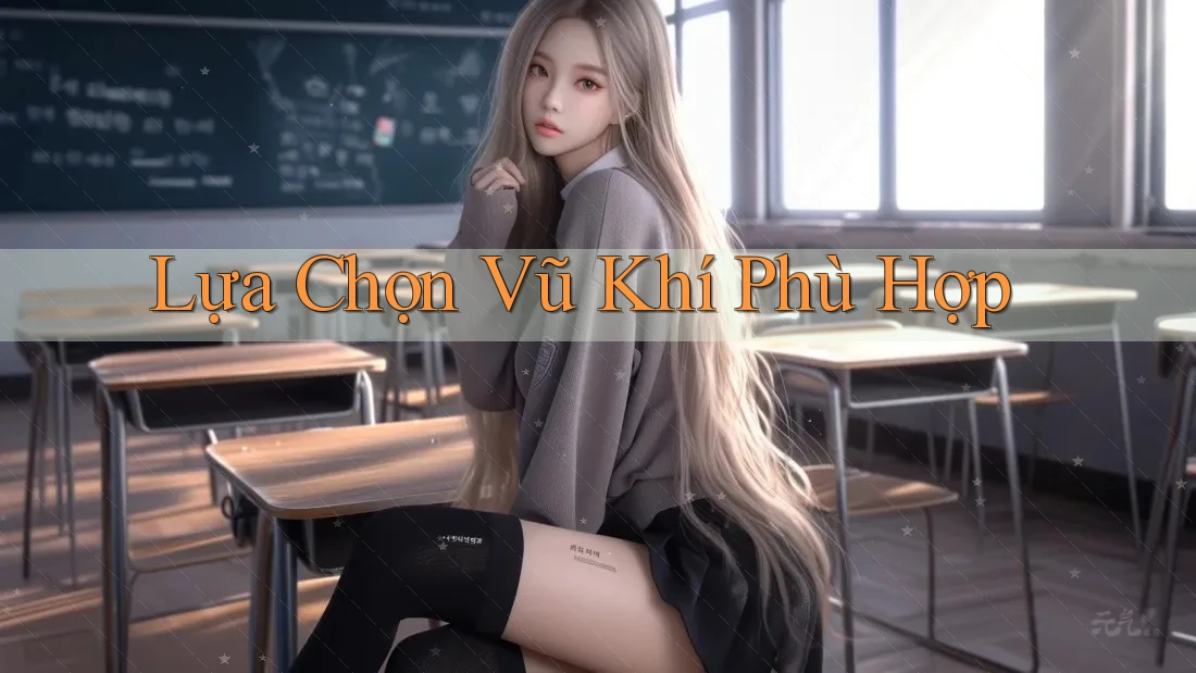 Lựa Chọn Vũ Khí Phù Hợp Lựa Chọn Vũ Khí Phù Hợp