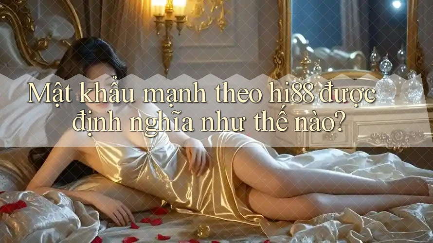 Mật khẩu mạnh theo hi88 được định nghĩa như thế nào? Mật khẩu mạnh theo hi88 được định nghĩa như thế nào?