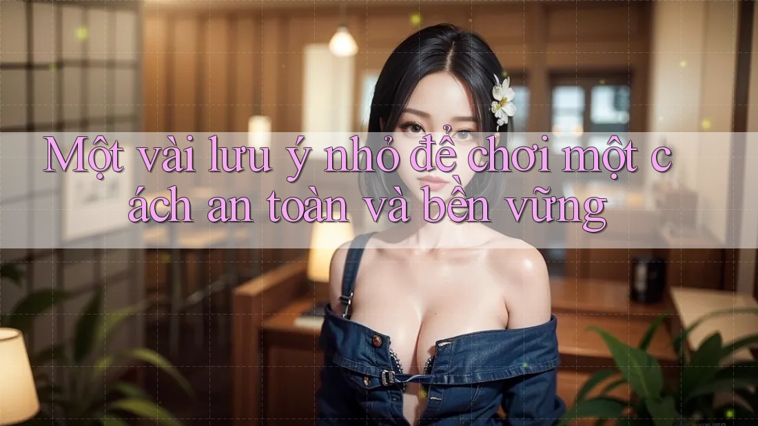 Một vài lưu ý nhỏ để chơi một cách an toàn và bền vững Một vài lưu ý nhỏ để chơi một cách an toàn và bền vững