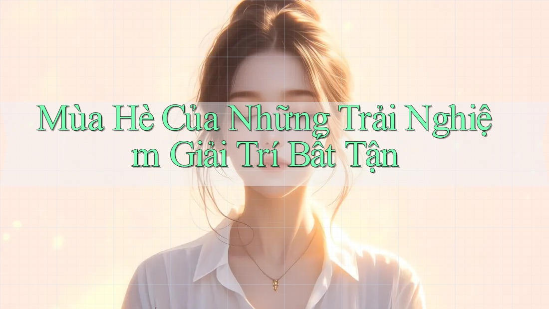 Mùa Hè Của Những Trải Nghiệm Giải Trí Bất Tận