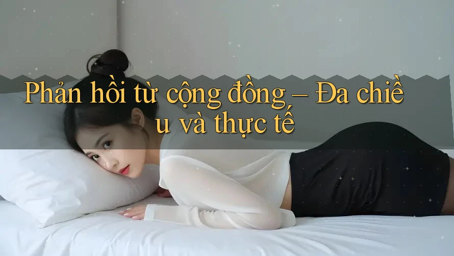 Phản hồi từ cộng đồng: đa chiều và thực tế Phản hồi từ cộng đồng: đa chiều và thực tế