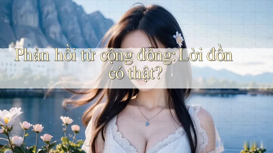Phản hồi từ cộng đồng: Lời đồn có thật? Phản hồi từ cộng đồng: Lời đồn có thật?