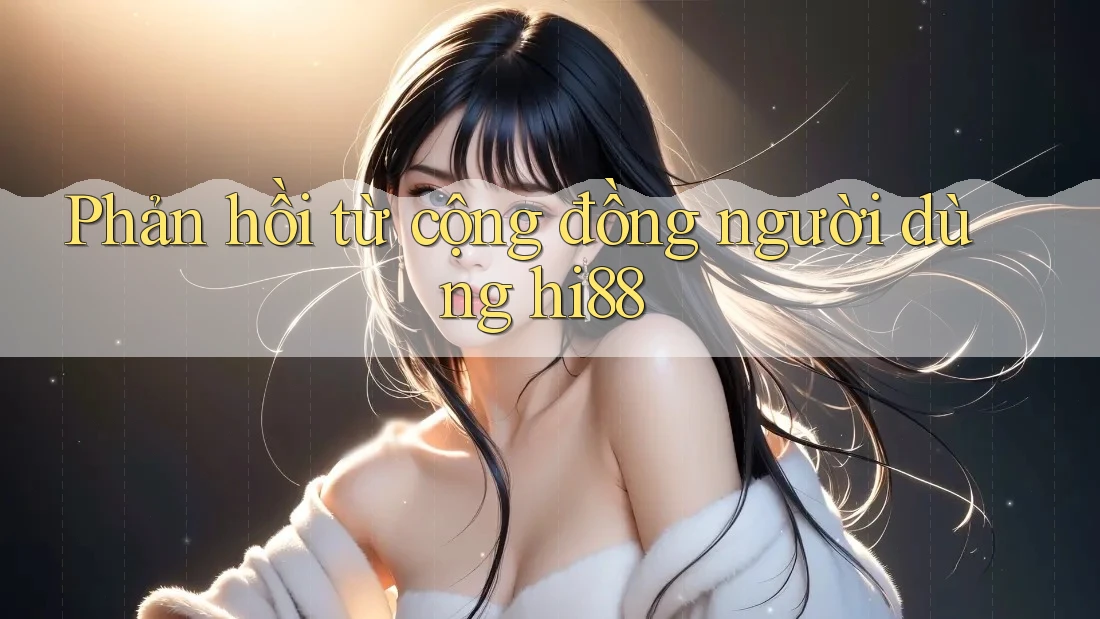 Phản hồi từ cộng đồng người dùng hi88 Phản hồi từ cộng đồng người dùng hi88