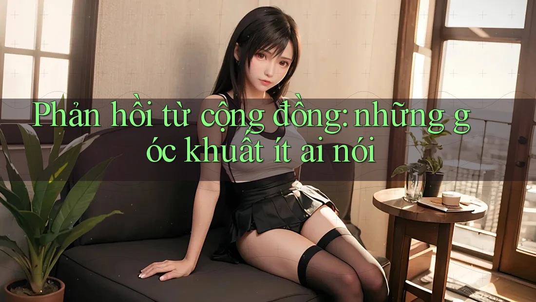 Phản hồi từ cộng đồng: những góc khuất ít ai nói Phản hồi từ cộng đồng: những góc khuất ít ai nói