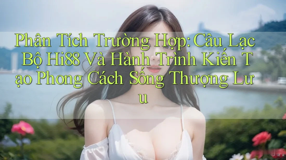 Phân Tích Trường Hợp: Câu Lạc Bộ Hi88 Và Hành Trình Kiến Tạo Phong Cách Sống Thượng Lưu Phân Tích Trường Hợp: Câu Lạc Bộ Hi88 Và Hành Trình Kiến Tạo Phong Cách Sống Thượng Lưu