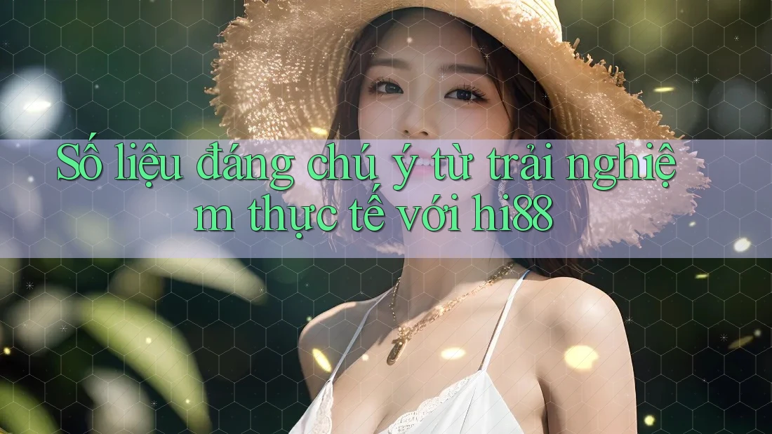 Số liệu đáng chú ý từ trải nghiệm thực tế với hi88
