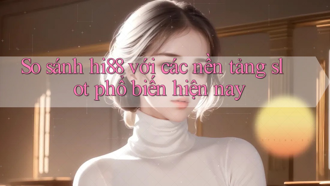 So sánh hi88 với các nền tảng slot phổ biến hiện nay So sánh hi88 với các nền tảng slot phổ biến hiện nay