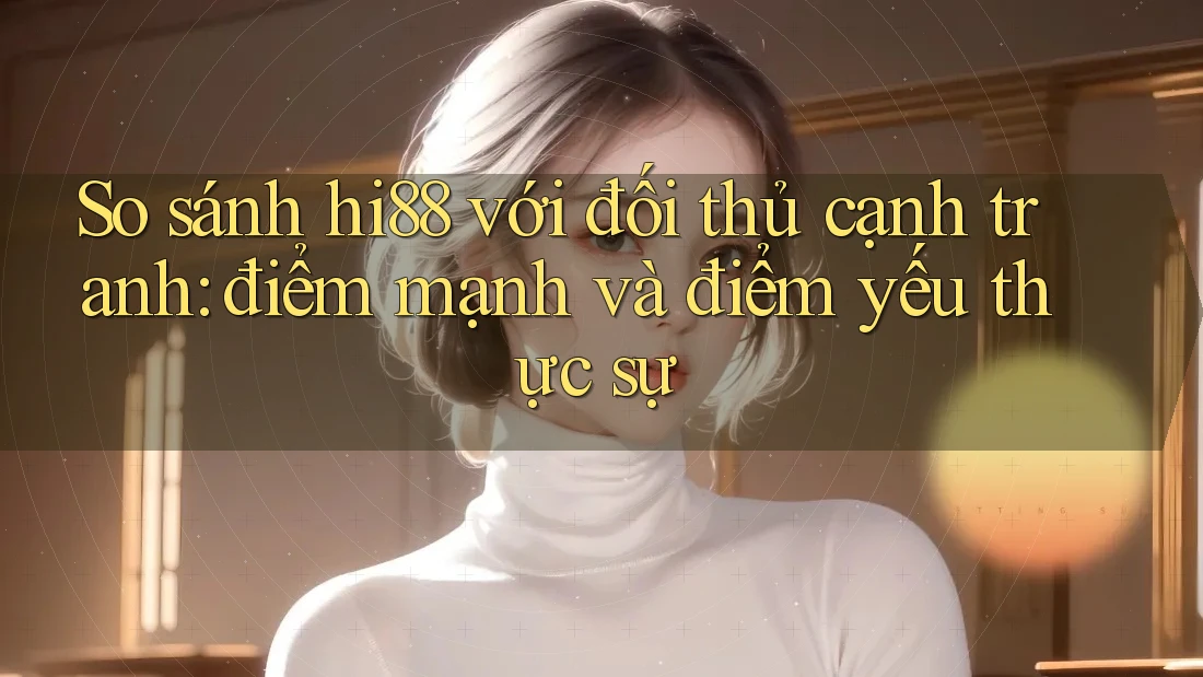 So sánh hi88 với đối thủ cạnh tranh: điểm mạnh và điểm yếu thực sự