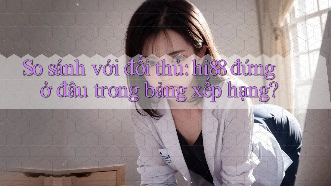 So sánh với đối thủ: hi88 đứng ở đâu trong bảng xếp hạng? So sánh với đối thủ: hi88 đứng ở đâu trong bảng xếp hạng?