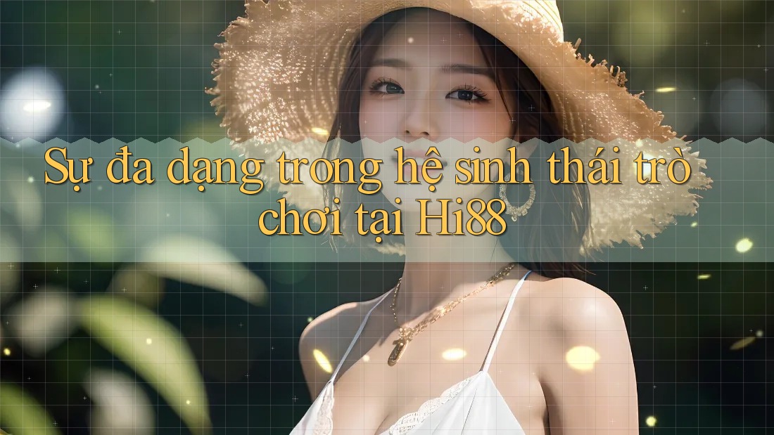 Sự đa dạng trong hệ sinh thái trò chơi tại Hi88