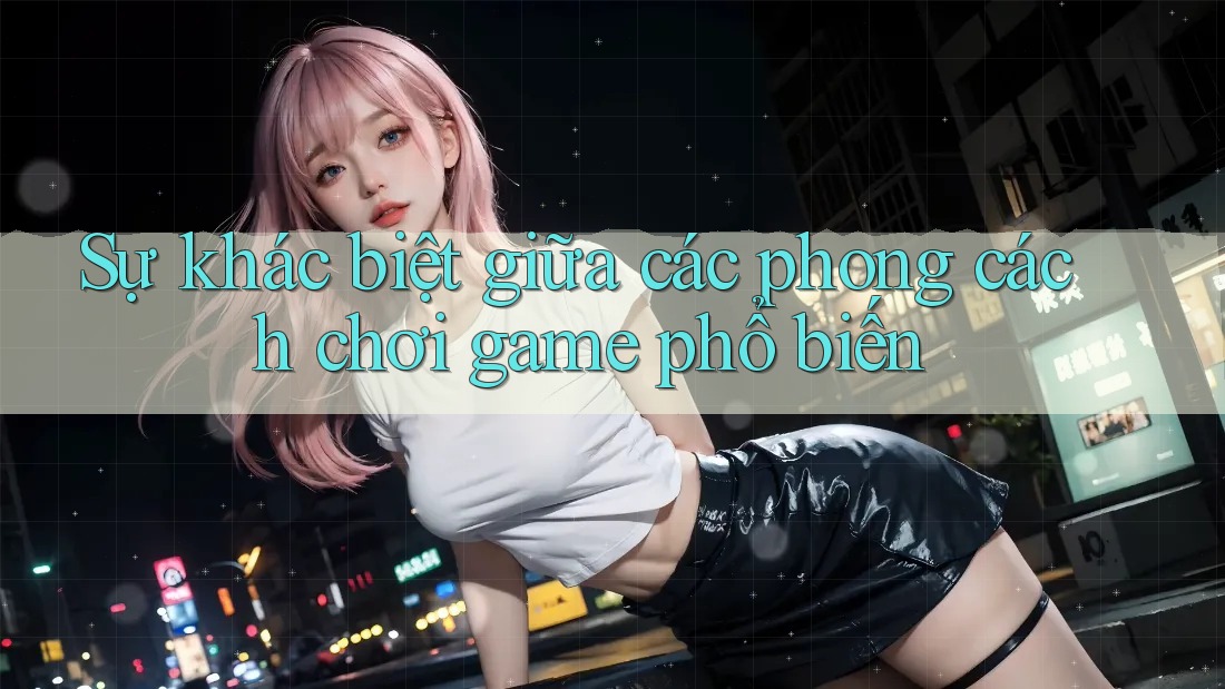 Sự khác biệt giữa các phong cách chơi game phổ biến