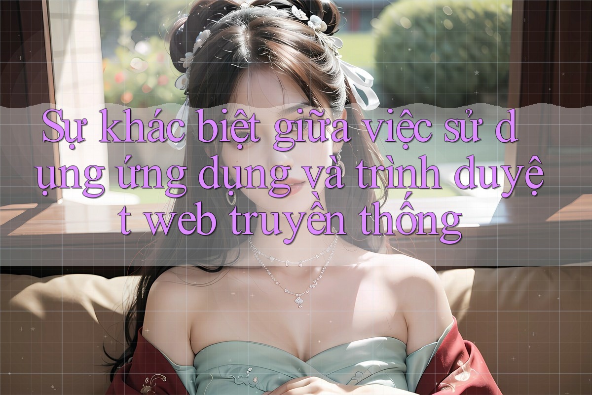 Sự khác biệt giữa việc sử dụng ứng dụng và trình duyệt web truyền thống Sự khác biệt giữa việc sử dụng ứng dụng và trình duyệt web truyền thống