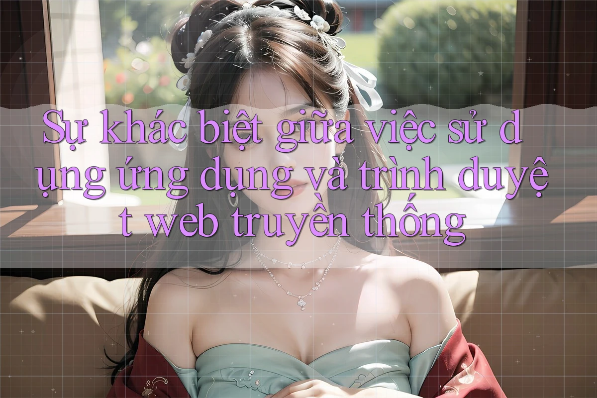 Sự khác biệt giữa việc sử dụng ứng dụng và trình duyệt web truyền thống Sự khác biệt giữa việc sử dụng ứng dụng và trình duyệt web truyền thống