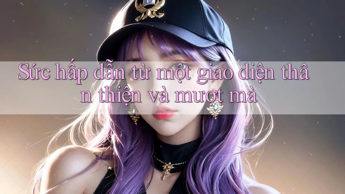 Sức hấp dẫn từ một giao diện thân thiện và mượt mà Sức hấp dẫn từ một giao diện thân thiện và mượt mà