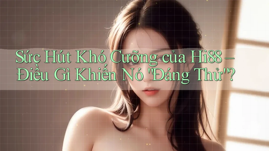 Sức Hút Khó Cưỡng của Hi88 – Điều Gì Khiến Nó “Đáng Thử”? Sức Hút Khó Cưỡng của Hi88 – Điều Gì Khiến Nó “Đáng Thử”?