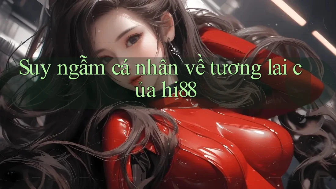 Suy ngẫm cá nhân về tương lai của hi88