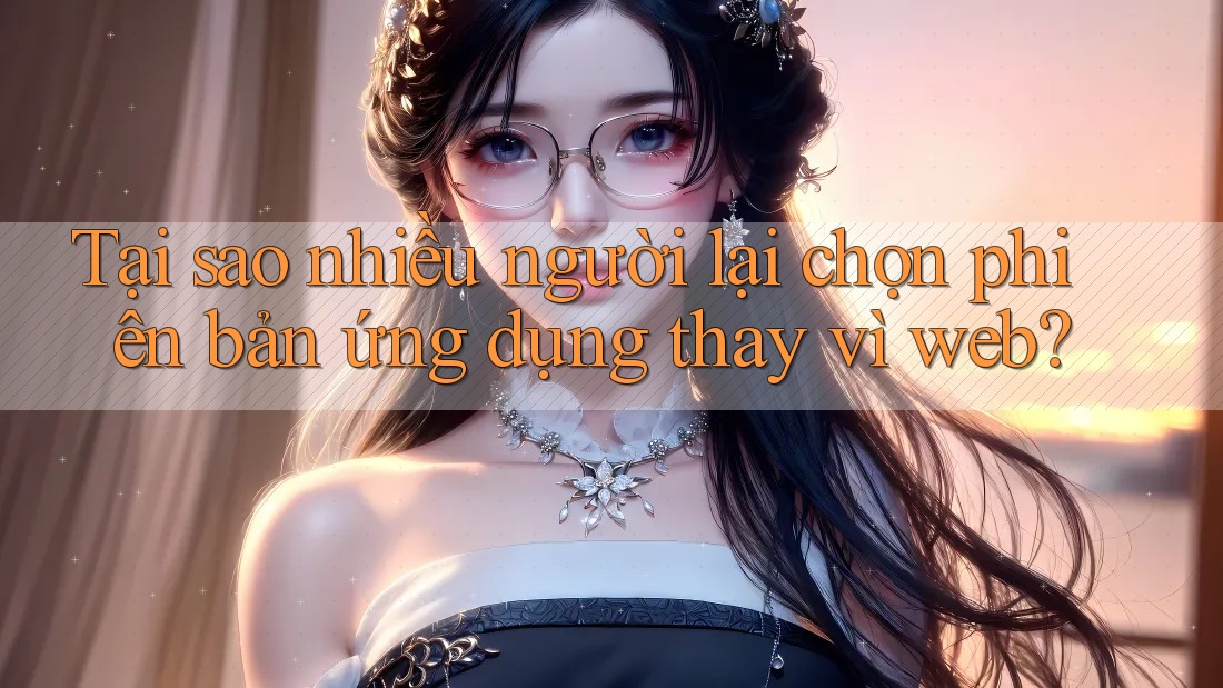 Tại sao nhiều người lại chọn phiên bản ứng dụng thay vì web? Tại sao nhiều người lại chọn phiên bản ứng dụng thay vì web?