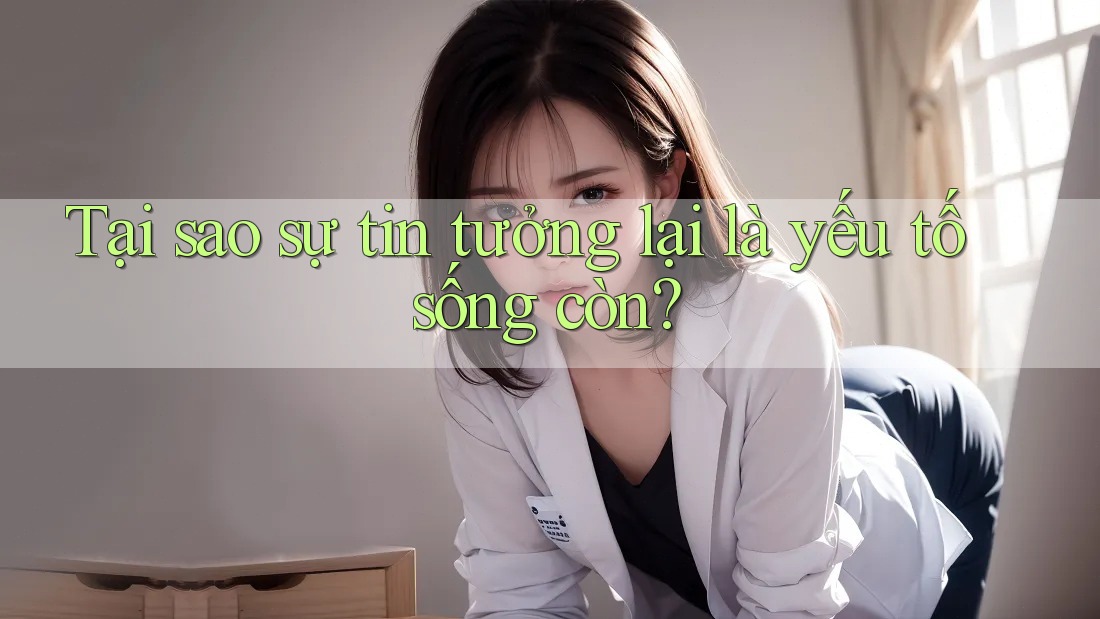 Tại sao sự tin tưởng lại là yếu tố sống còn? Tại sao sự tin tưởng lại là yếu tố sống còn?