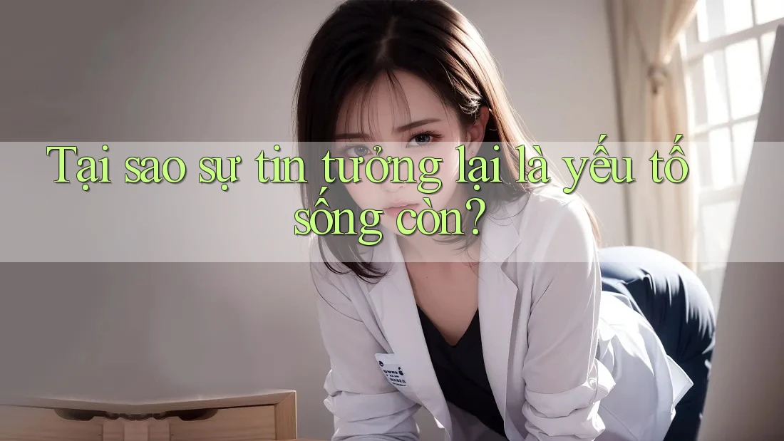 Tại sao sự tin tưởng lại là yếu tố sống còn? Tại sao sự tin tưởng lại là yếu tố sống còn?