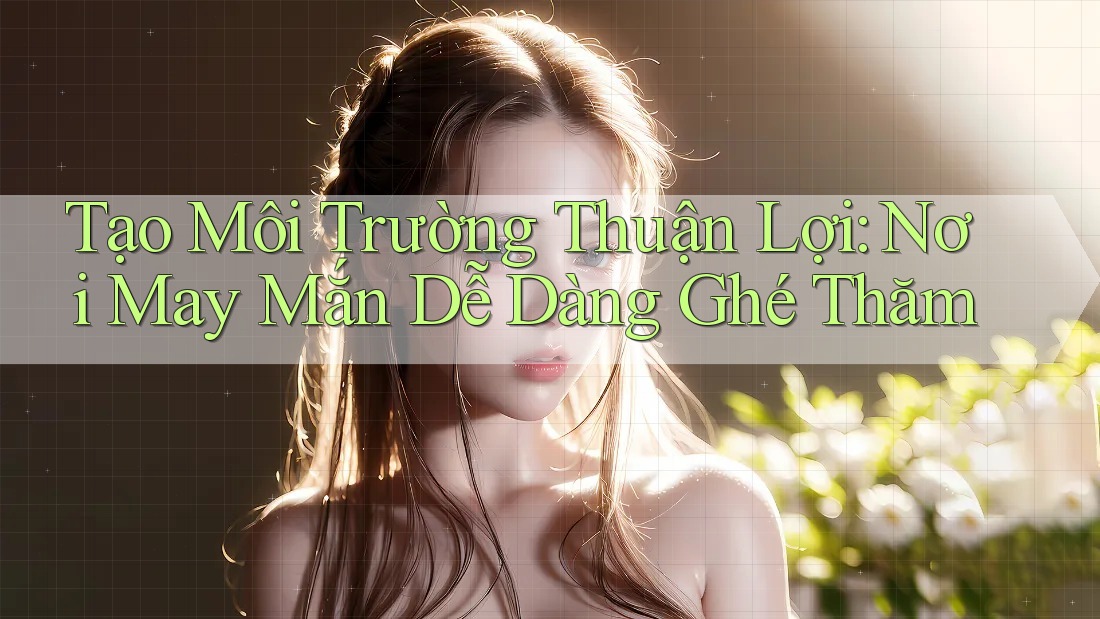 Tạo Môi Trường Thuận Lợi: Nơi May Mắn Dễ Dàng Ghé Thăm Tạo Môi Trường Thuận Lợi: Nơi May Mắn Dễ Dàng Ghé Thăm
