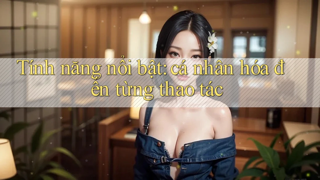 Tính năng nổi bật: cá nhân hóa đến từng thao tác Tính năng nổi bật: cá nhân hóa đến từng thao tác